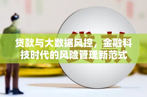 大竹贷款与大数据风控，金融科技时代的风险管理新范式