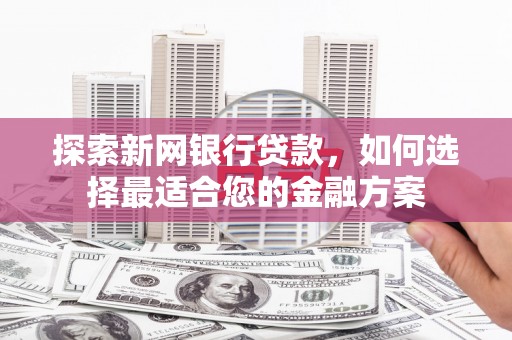 大竹探索新网银行贷款，如何选择最适合您的金融方案