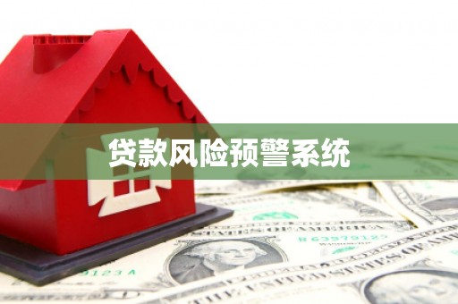 大竹贷款风险预警系统