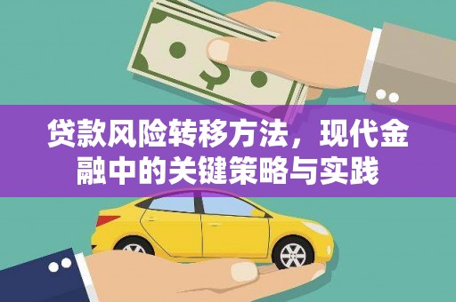 大竹贷款风险转移方法，现代金融中的关键策略与实践