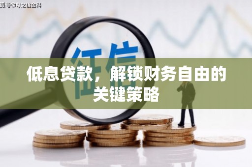 大竹低息贷款，解锁财务自由的关键策略