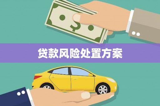 大竹贷款风险处置方案