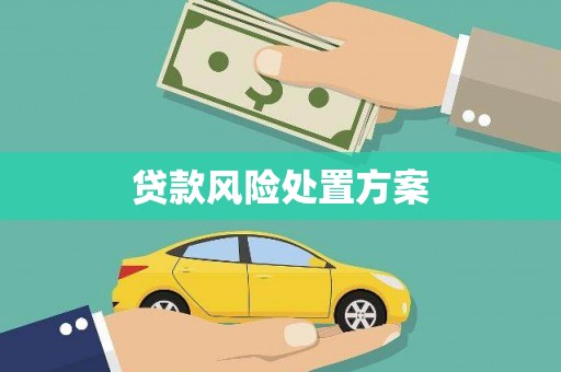 大竹贷款风险处置方案