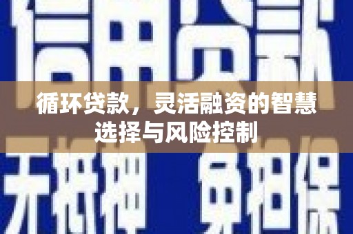 大竹循环贷款，灵活融资的智慧选择与风险控制