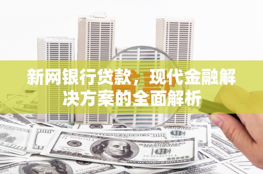 大竹新网银行贷款，现代金融解决方案的全面解析