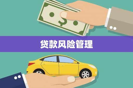 大竹贷款风险管理
