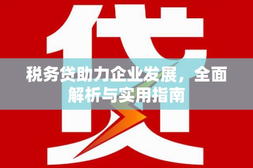 大竹税务贷助力企业发展，全面解析与实用指南