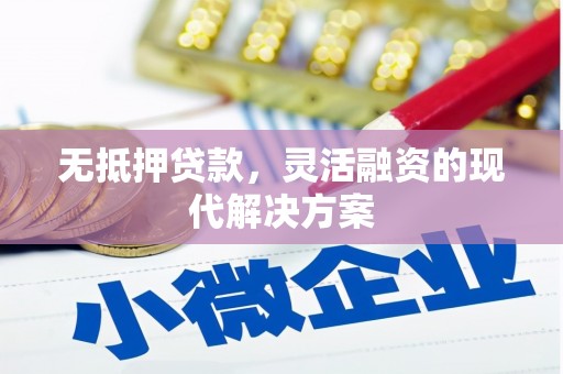 大竹无抵押贷款，灵活融资的现代解决方案